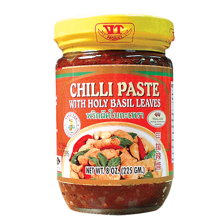 Chilli Paste Holy Basil Leaves