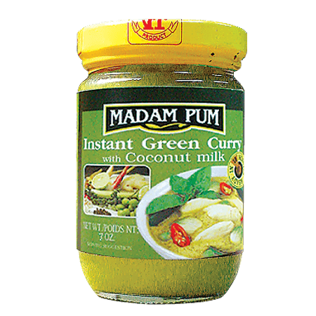 Instant green Curry with Coconut milk