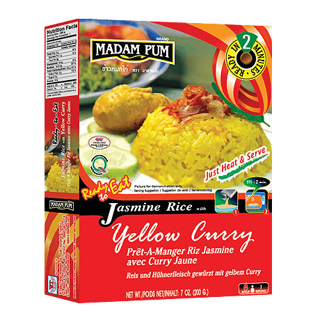 Jasmine Rice with Yellow Curry