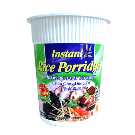 Mushroom-Seaweed Rice Porridge