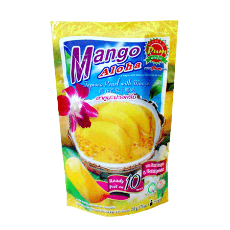 Tapioca Pearl with mango