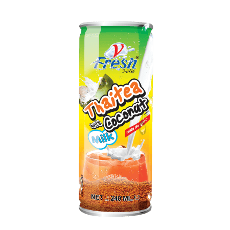 Thai Tea Drink with Coconut milk